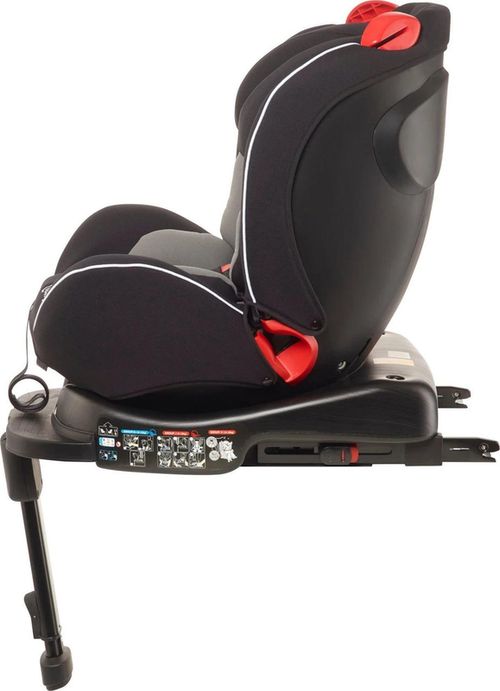 купить Автокресло BabyGo BGO-2701 Fixleg 360 Black в Кишинёве 