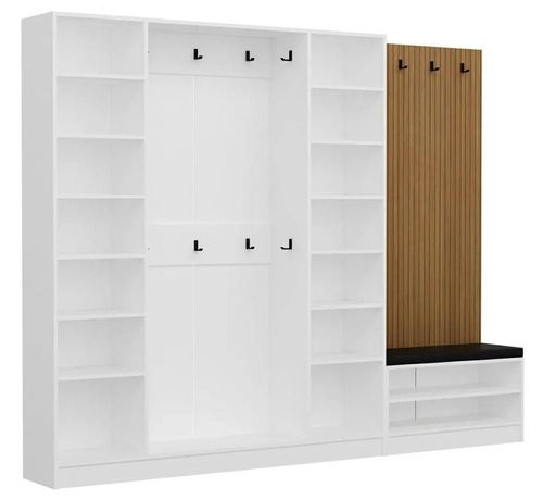 cumpără Mobilă pentru antreu Trendy Noe-8291, 270x210x35cm (GTR004016) în Chișinău 