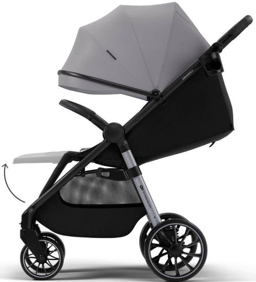 cumpără Сărucior pentru copii KinderKraft Grande 2 Moonlight Grey (KSGRAN02GRY0000) în Chișinău 