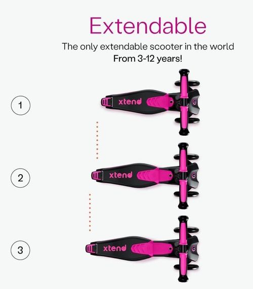 cumpără Trotinetă SmarTrike 2301201 Xtend Scooter, Pink (3-12ani) în Chișinău 