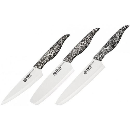 cumpără Set cuțite Samura INCA lama zirconia ceramic alb 3buc. (SIN-0220W) în Chișinău 