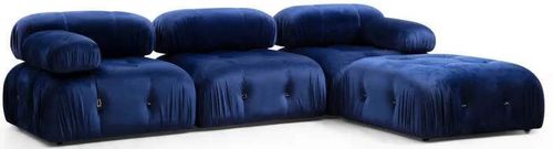 купить Пуф Trendy Tuffet Puf Bubble-Albastru catifea (GTR002871) в Кишинёве 