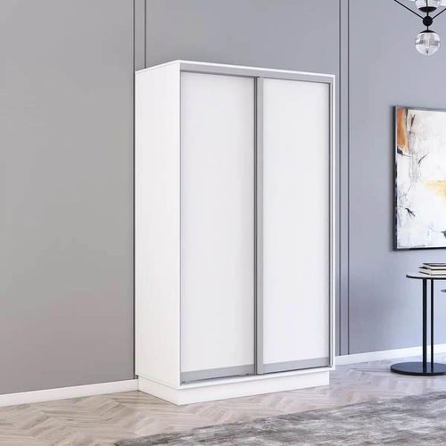 cumpără Dulap Mobildor-Lux Fox uși glisante din PAL 130x60x210H cm (130x60x210H cm) Alb în Chișinău 