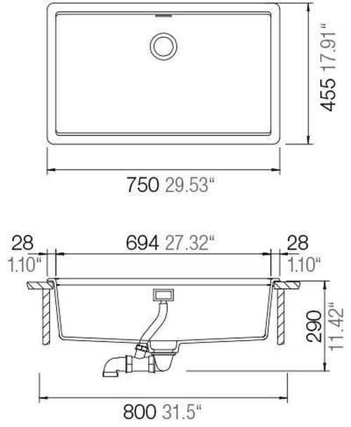 купить Мойка кухонная Schock Cristadur Greenwich N-100XL в Кишинёве 