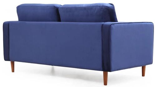 купить Диван Trendy Roma Albastru Marin, 90x70x175cm (2 locuri) в Кишинёве 