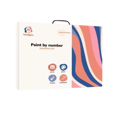 cumpără Tablou pe numere BrushMe BS54176FC 40х50cm (fără cutie) Toamna aurie în munți în Chișinău 