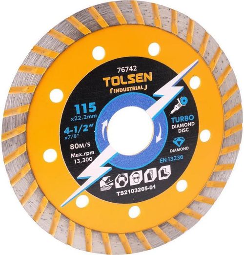 cumpără Disc de tăiere Tolsen Disc diamantat continuu 115x 22.2 mm 10 mm (76742) în Chișinău 