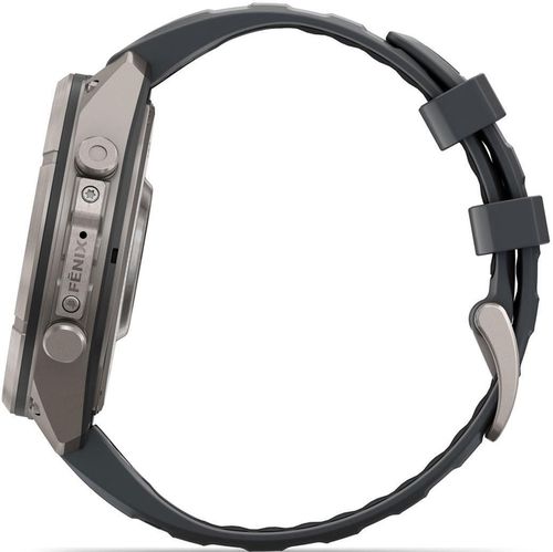 cumpără Ceas inteligent Garmin Fenix 9 Pro, 47mm, inReach,Ti w/Gpt/Bk bnd (010-04336-21) în Chișinău 