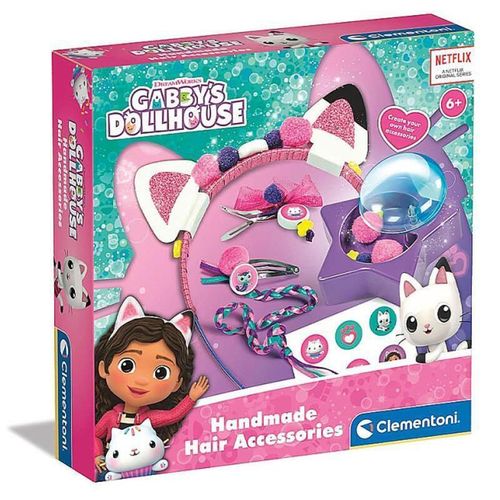 купить Набор для творчества Clementoni Accesorii pentru păr Gabby's Dollhouse (18800) в Кишинёве 