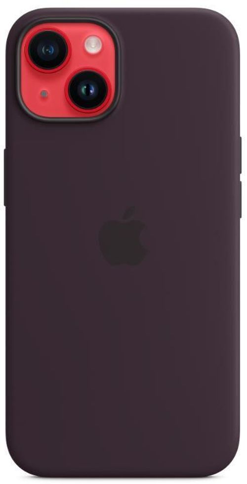 cumpără Husă pentru smartphone Apple iPhone 14 Silicone Case with MagSafe Elderberry MPT03 în Chișinău 