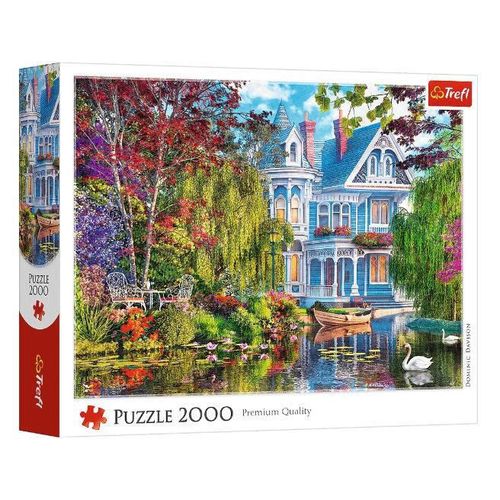 cumpără Puzzle Trefl 27129 Puzzle 2000. Casă lângă lac în Chișinău 