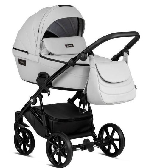 купить Детская коляска Tutis 2in1 VIVA4 Leather 2/1 Cloud 085 (1202085) в Кишинёве 