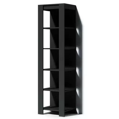 купить Офисный стеллаж Fabrik Home Belfort (550x1970x420) Черный ясень в Кишинёве 