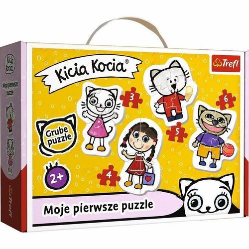 купить Головоломка Trefl 36088 Puzzle baby classic Vesela Kitty в Кишинёве 
