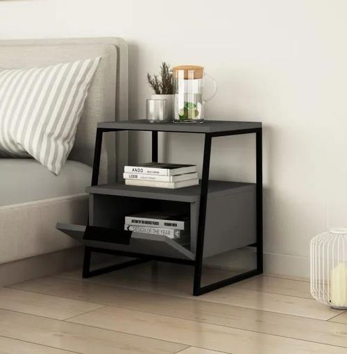 cumpără Noptieră Trendy Pal Antracit, 45x50x41cm (GTR001493) în Chișinău 