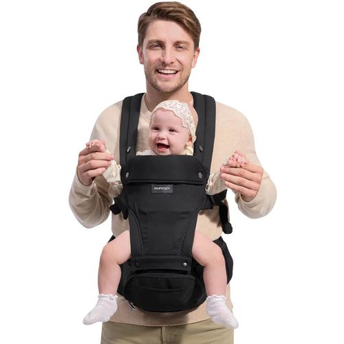 купить Кенгуру Momcozy HC014-BS00NB-A Marsupiu cu suport Black в Кишинёве 