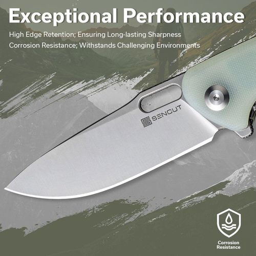 купить Нож походный Sencut S20065-2 Vesperon, G10, Liner Lock в Кишинёве 