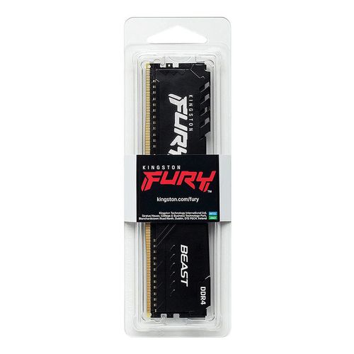 купить Оперативная Память 8GB DDR4 Kingston HyperX FURY Beast Black KF430C15BB/8 PC4-24000 3000MHz CL15, Retail (memorie/память) в Кишинёве 