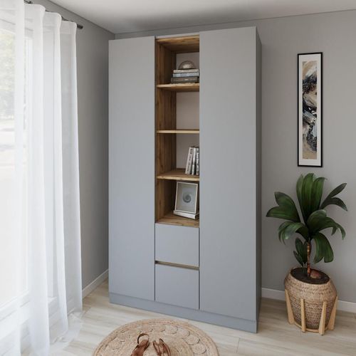купить Шкаф Smartex (15835) N14 140cm Grafit+St.Inchis в Кишинёве 