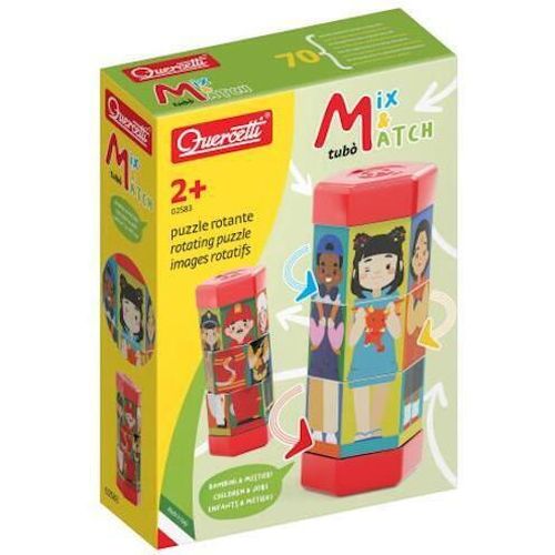 купить Головоломка Quercetti 2583 Tubo' Mix&Match Characters в Кишинёве 
