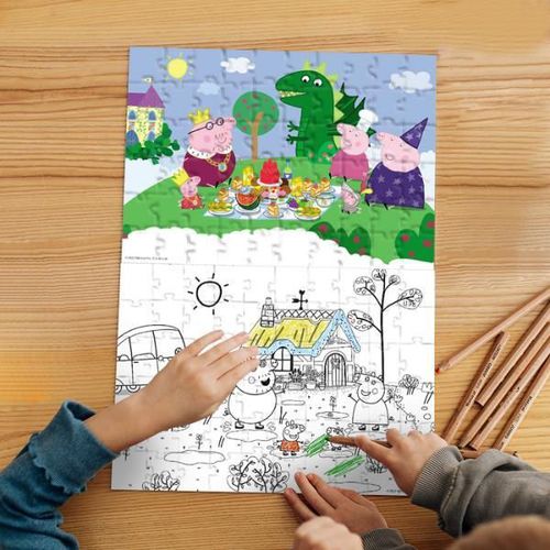 купить Головоломка Dodo 200119 Puzzle 2în1: Disctracție în grădină, seria Peppa Pig, 60el в Кишинёве 