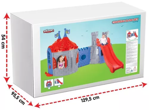 cumpără Complex de joacă pentru copii Pilsan 07965 Castel cu tobogan (disponibil în 2 culori) în Chișinău 