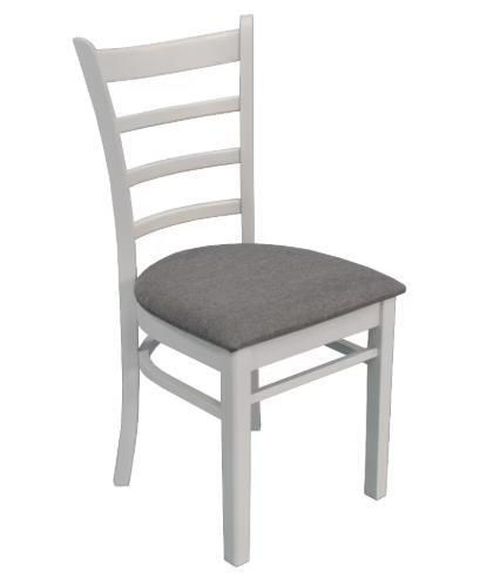 купить Комплект стол и стулья Evelin di Costacurta стол Raffles Oval White + 6 стульев COCO White/NV-10WP Grey в Кишинёве 