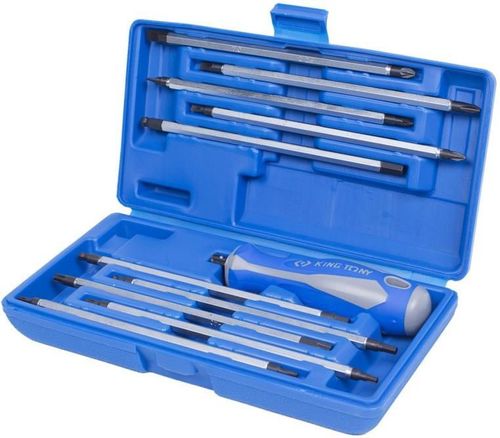 купить Отвёртка King Tony 32518MR02 набор отвертка с 2-ух стор.со сменными наконечниками, 11 пр. в Кишинёве 