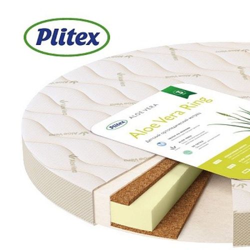 Матрас детский круглый Plitex Aloe Vera Ring - 74 х 74 х 10 см 