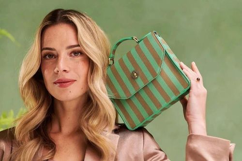 cumpără Geantă de umăr Pip Studio 51.273.428 Frances Cross Body Bag Small Stripe Green 19x7x17.5cm în Chișinău 