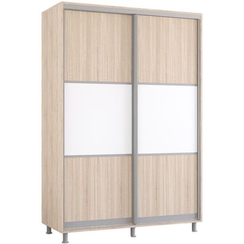 купить Шкаф Mobildor-Lux Aron cu uși glisante orizontal (150x60x200H cm) Sonoma в Кишинёве 