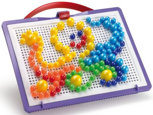 купить Головоломка Quercetti 0920 Мозаика FANTACOLOR 160шт в Кишинёве 