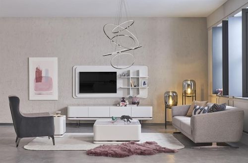 cumpără Măsuţă cafea Pereflex Arke set 2buc (with marble) (081816) în Chișinău 