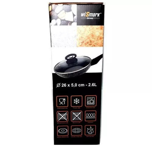 cumpără Tigaie wiSmark S-081 26cm cu capac în Chișinău 