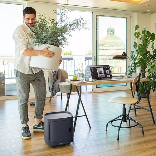 cumpără Ghiveci pentru flori Lechuza Pila Planter, Petrol Blue în Chișinău 