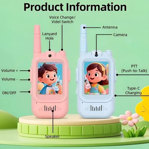 купить Рация Ugreen CSVWT Walkie-Talkie Children's Smart Video в Кишинёве 