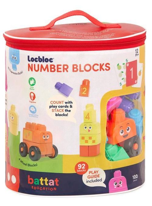 купить Конструктор Battat BE3711Z Setul Blocurilor Educaționale Numerotate, cod 57828 в Кишинёве 