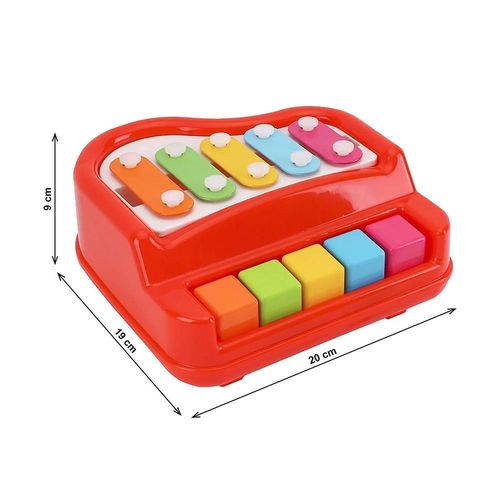 cumpără Jucărie muzicală Technok Toys (8201) Xilofon-pian pentru copii, roșu în Chișinău 