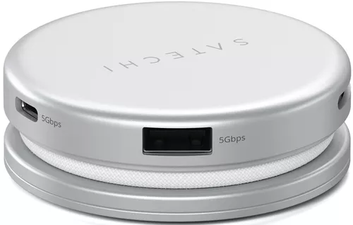 купить Переходник для IT Satechi OntheGo 5in1 Multiport Adapter Silver в Кишинёве 