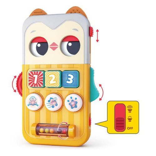 купить Развивающая доска Hola Toys HE8951 Busyboard Bufniţă cu sunet в Кишинёве 