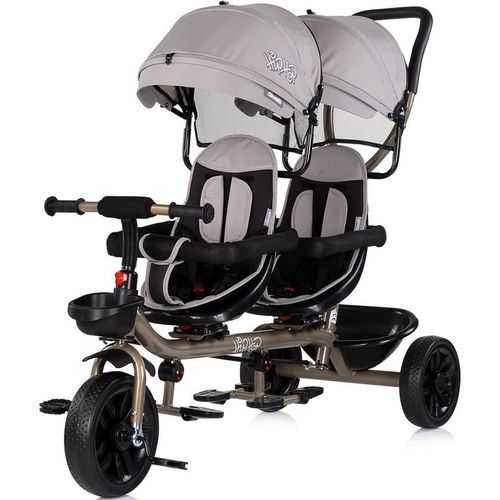 cumpără Bicicletă-cărucior Chipolino TRKHH0264LA Hip Hop Latte, Tricicletă dublă în Chișinău 