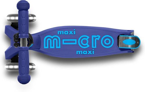 купить Самокат Micro MMD099 Maxi Deluxe Foldable LED Navy в Кишинёве 