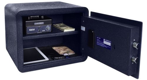 cumpără Safeu de mobilier Griffon MSR.30.KE.Grey (300*380*320), art.00.109 în Chișinău 