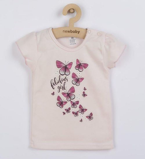 cumpără Lenjerie de pat pentru copii New Baby 42471 Костюм 2 ед (футболка+юбка) Butterflies 74 (6-9m) în Chișinău 