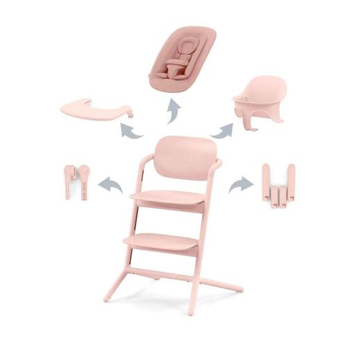 cumpără Scaun de masă Cybex 521003191 Scaun de masa 4 in 1 Lemo Pearl Pink Light Pink în Chișinău 