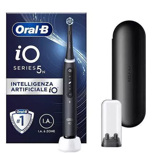 купить Щетка зубная электрическая Oral-B iO Series 5 Black + Travel Case в Кишинёве 
