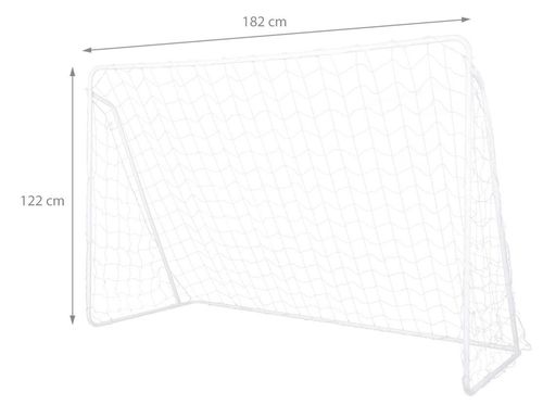 купить Футбольные ворота Nils 7397 Plasa fotbal 182x122x60cm NT8182 (10-10-829) в Кишинёве 