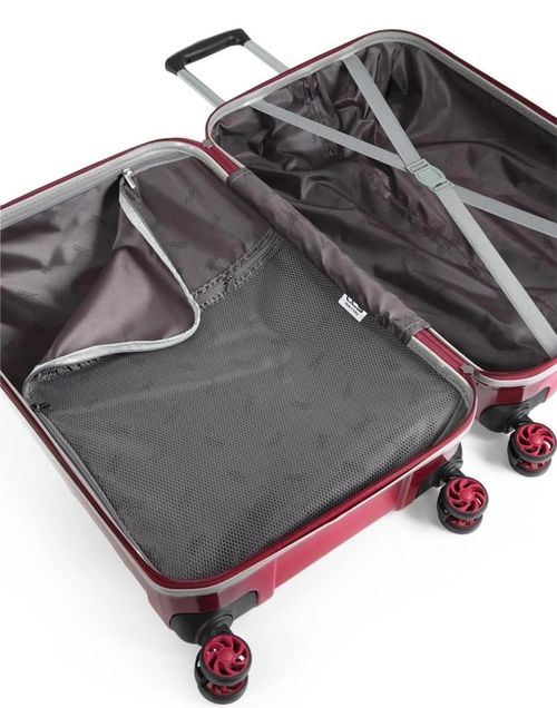 купить Чемодан CCS 5226 Set Grey/Burgundy в Кишинёве 