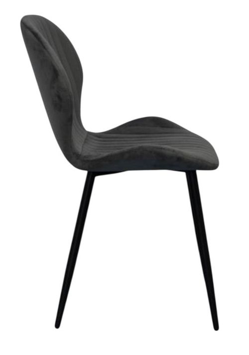 купить Стул Evelin di Costacurta YTC-064B, BLU-14 (Dark grey) в Кишинёве 