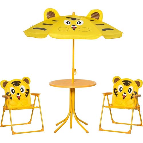 cumpără Set de mobilier pentru copii Promstore 42554 Set mobilier pentru copii Tigru 4 unitati, galben în Chișinău 